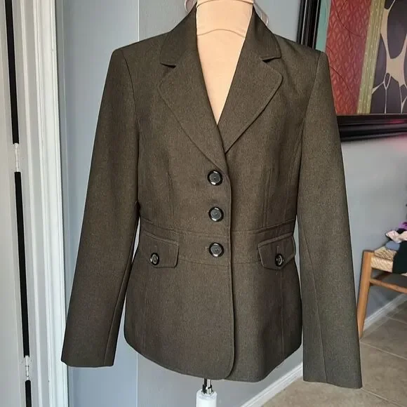 Evan Picone Suit - brwn - Picture 4 of 11